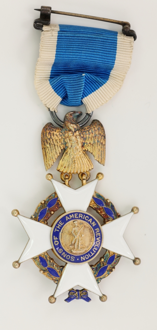 Charlemagne Tower Sons of the American Revolution membership medal(Full Size) 查里曼．塔爾 美國革命之子獎章 (官方版)