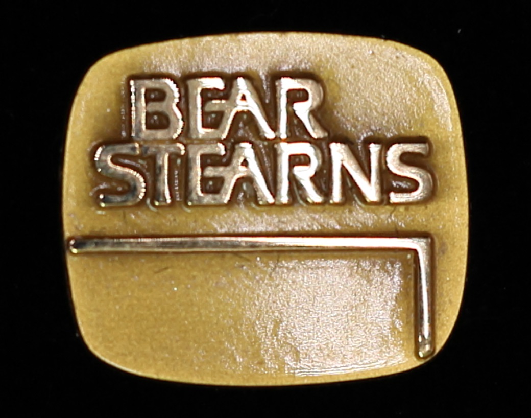 Bear Stearns 10K Tie Tac 貝爾斯登 10K金領帶夾飾