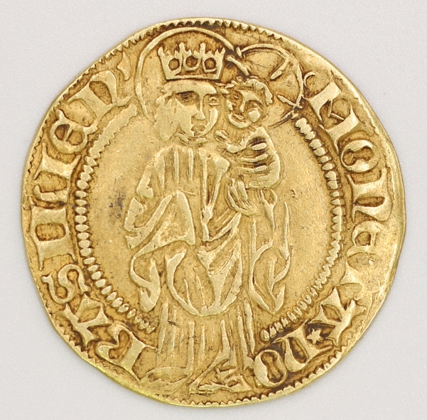 Holy Roman Empire Sigismund Prince-Bishopric of Basel Gold Guilder 神聖羅馬帝國 西吉斯蒙德 巴塞爾采邑主教區 古爾登金幣