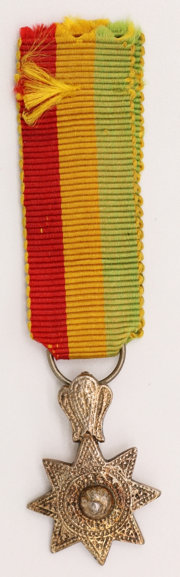 Order of the Star of Ethiopia (Miniature), Knight Commander Class 騎士指揮官級衣索比亞之星勳章 (迷你版)