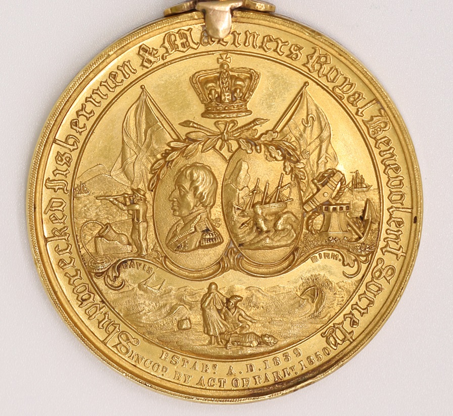 Shipwrecked Fishermen and Mariners’ Royal Benevolent Society Life Saving Medal, Gold 金質遇難漁民及水手皇家慈善協會救生獎章